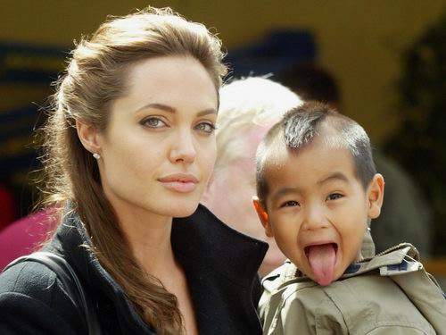 Angelina Jolie & Maddox